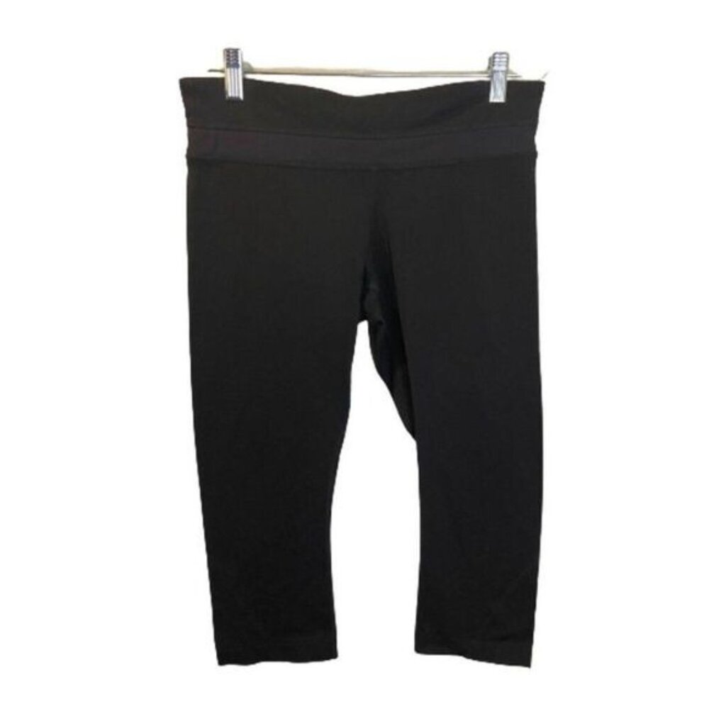 Women's High Waisted Yoga‎ Capris Leggings w Back Pockets Workout Cropped